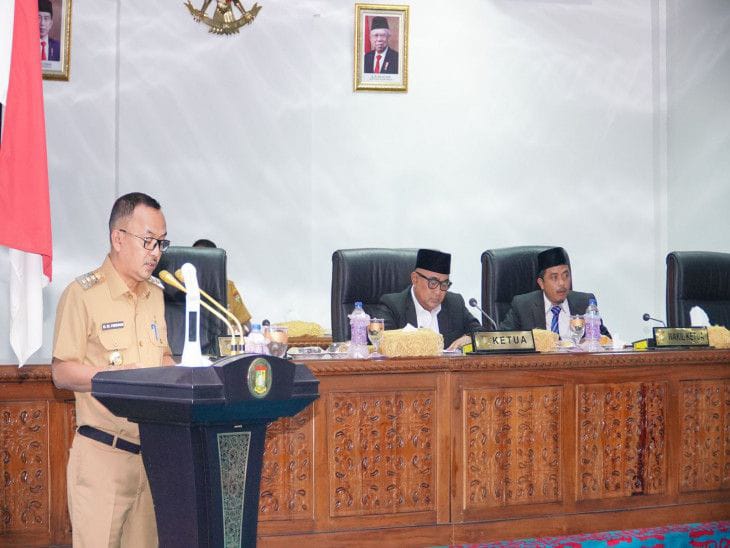 Paripurna DPRD Kampar Bahas Ranperda Perubahan APBD 2023